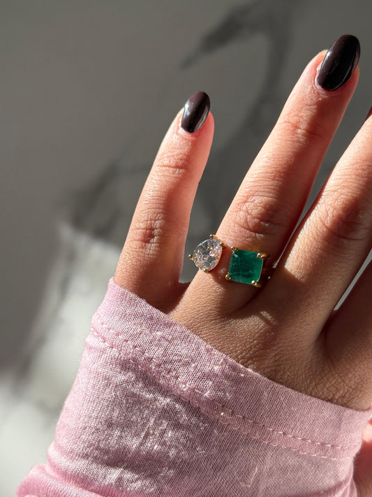 Anello Emerald Toi Moi