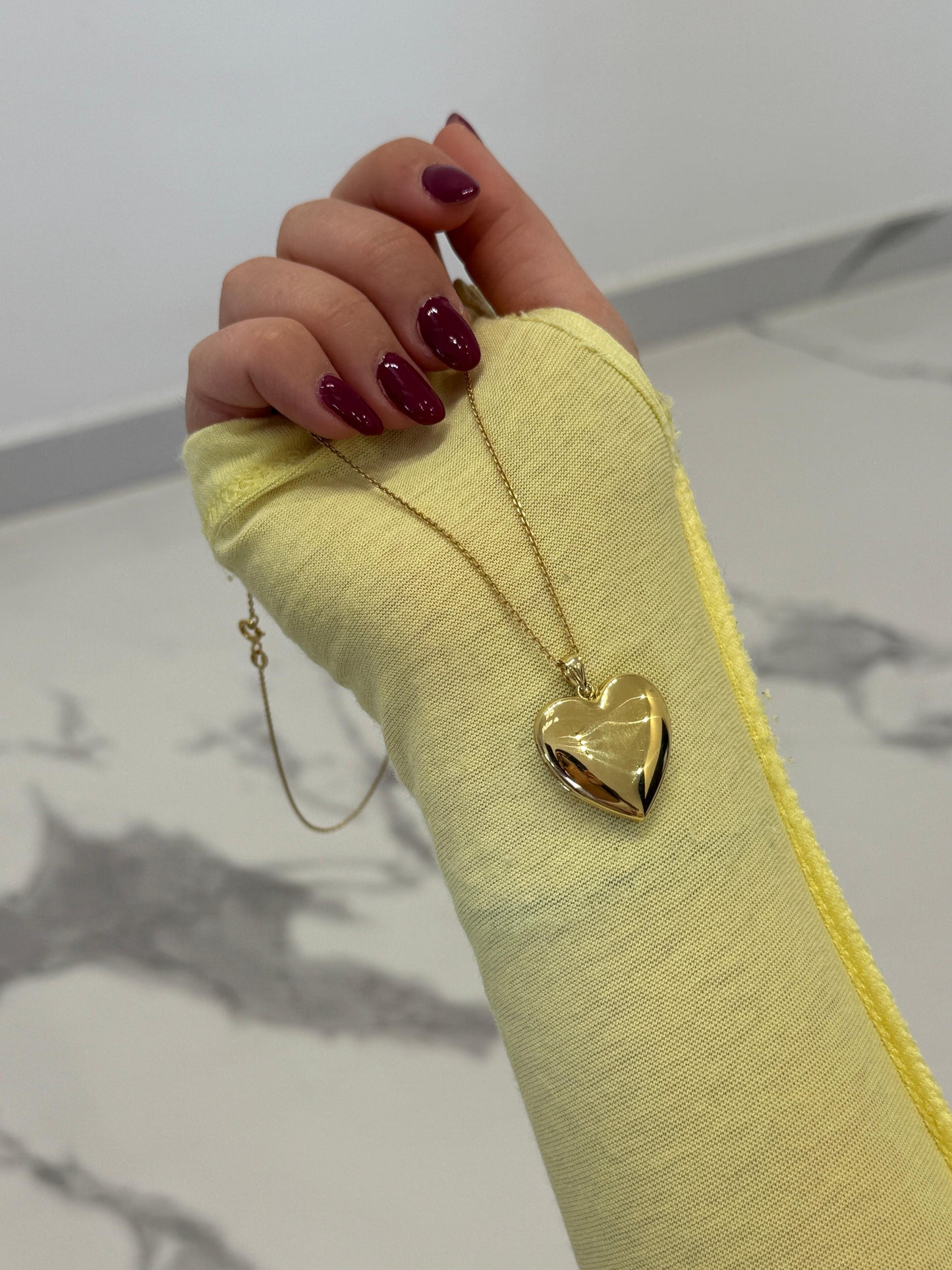 Collana cuore ''porta ricordo''