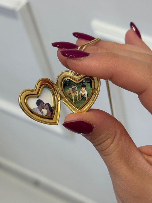 Collana cuore ''porta ricordo''